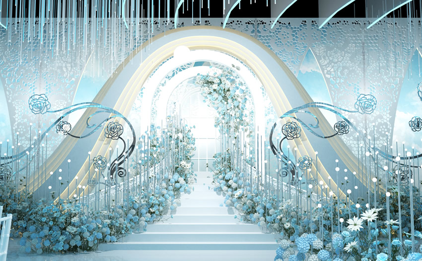 南山釡香烙馍村水晶厅效果展示